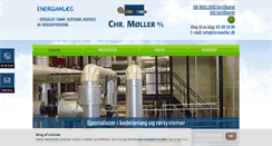 Desktop Screenshot of chrmoeller.dk