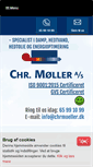 Mobile Screenshot of chrmoeller.dk
